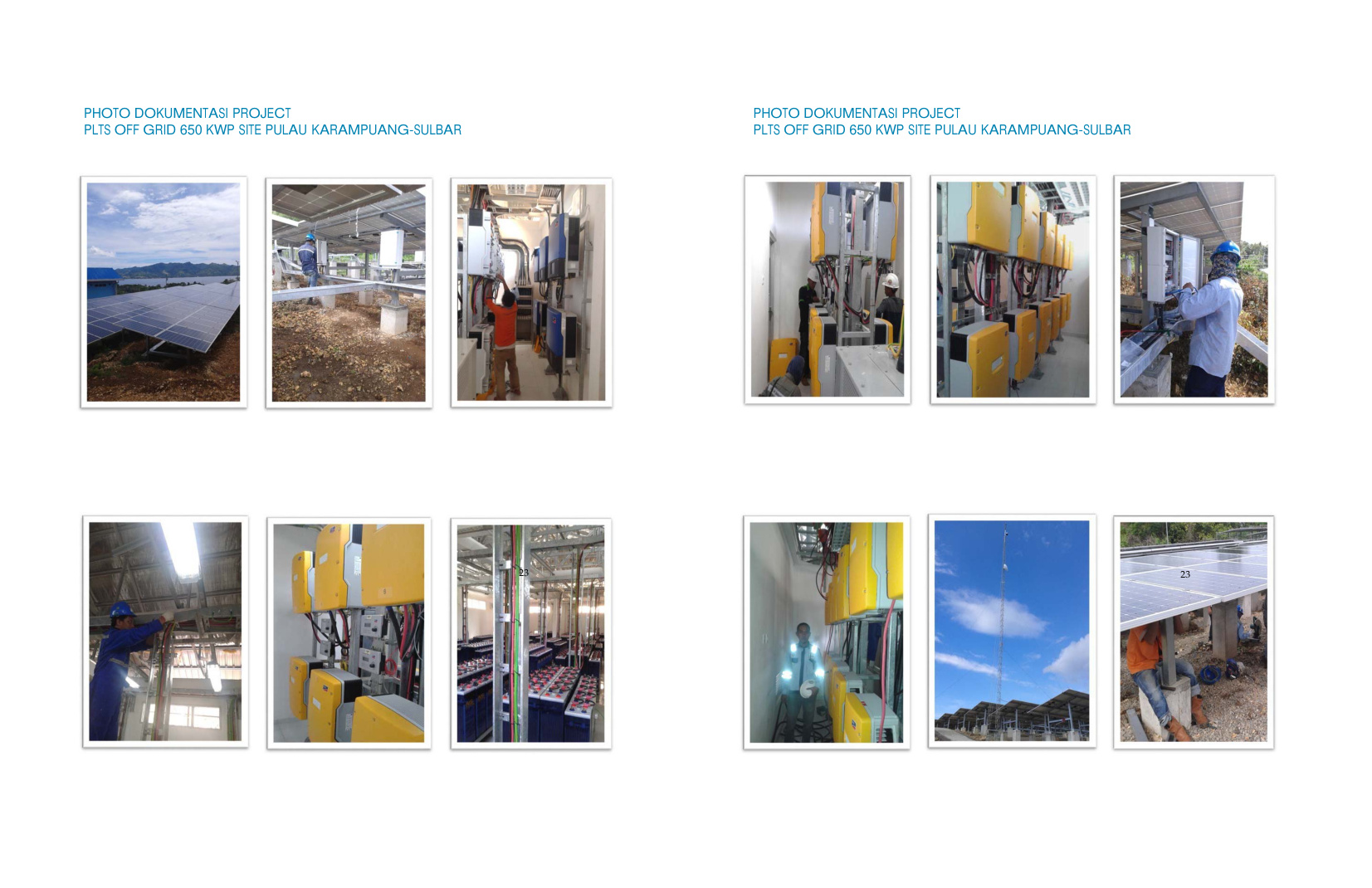 PLTS Off Grid 650 KWP Pulau Karampuang, Sulbar